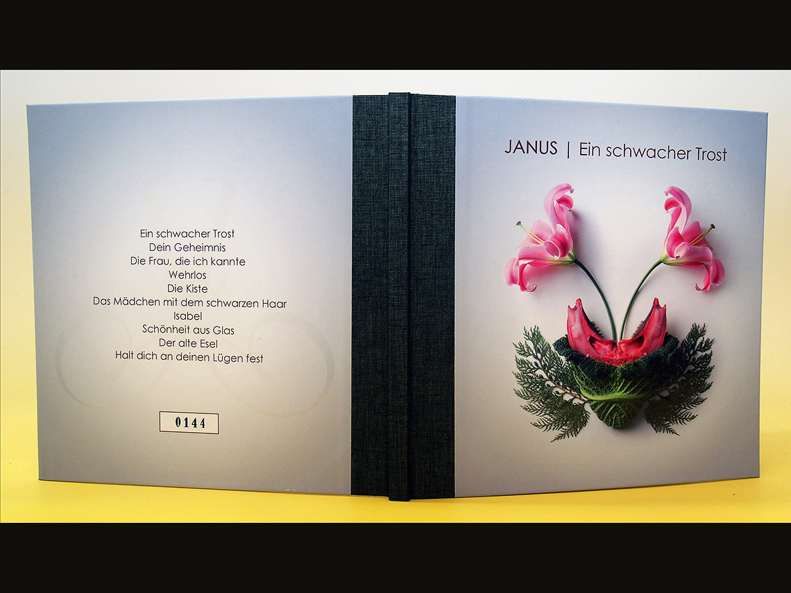 Aufgeklapptes CD-Buch